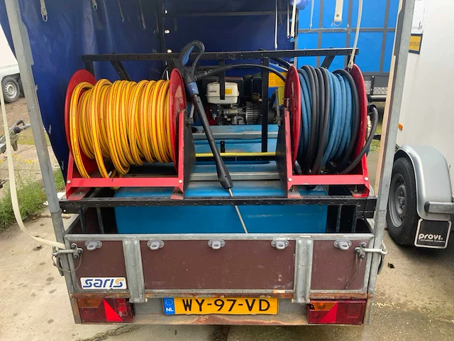 Saris aanhangwagen met hogedrukreiniger - afbeelding 3 van  7