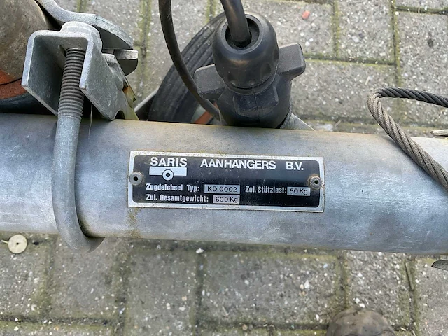 Saris kd 0002 speedy aanhangwagen - afbeelding 9 van  12