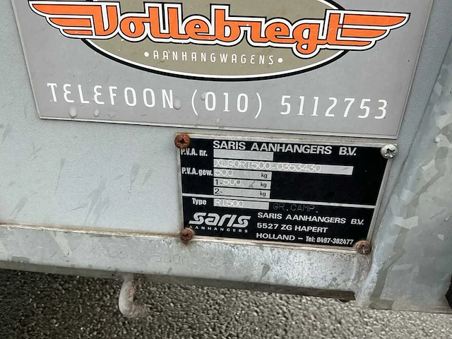 Saris rt500 bagagewagen - afbeelding 8 van  20