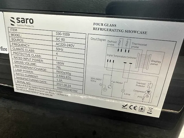 Saro - koelvitrine - afbeelding 5 van  5