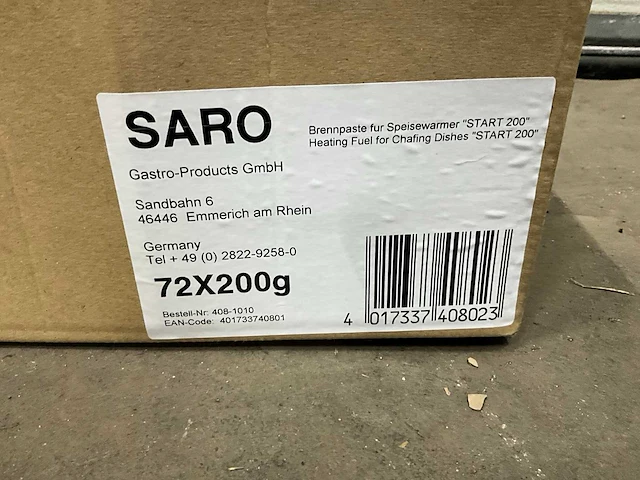 Saro - start 200 - gel branders (72x) - afbeelding 6 van  6