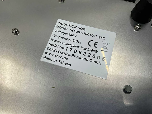 Saro at-25c inductie kookplaat - afbeelding 7 van  8