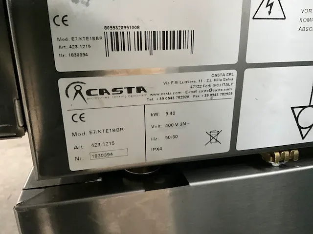 Saro e7/kte1 brr elektrische bakplaat - afbeelding 6 van  7