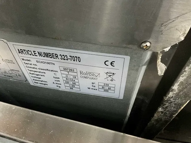 Saro ecx2100tn koelwerkbank - afbeelding 6 van  6