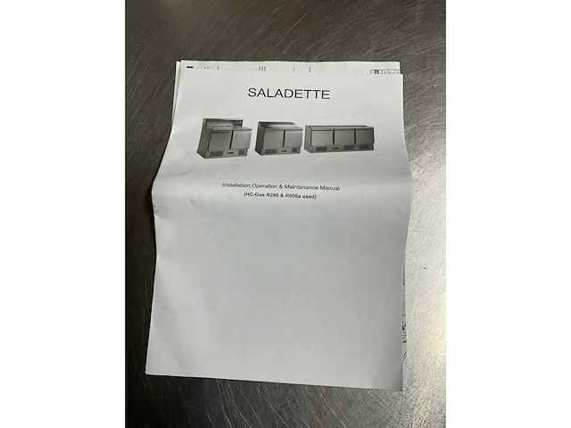 Saro es900 c saladette met glasopbouw - afbeelding 10 van  10
