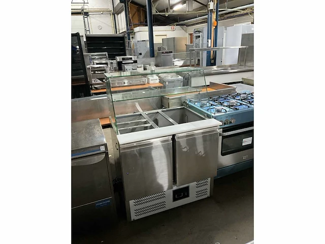 Saro es900 c saladette met glasopbouw - afbeelding 2 van  10
