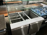 Saro es900 c saladette met glasopbouw - afbeelding 3 van  10