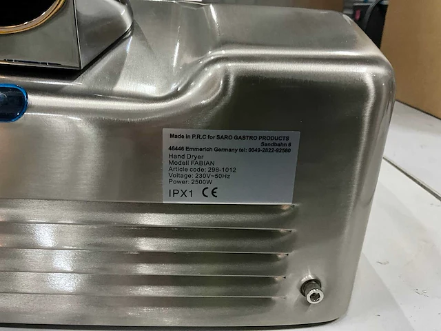 Saro fabian handdroger - afbeelding 4 van  4