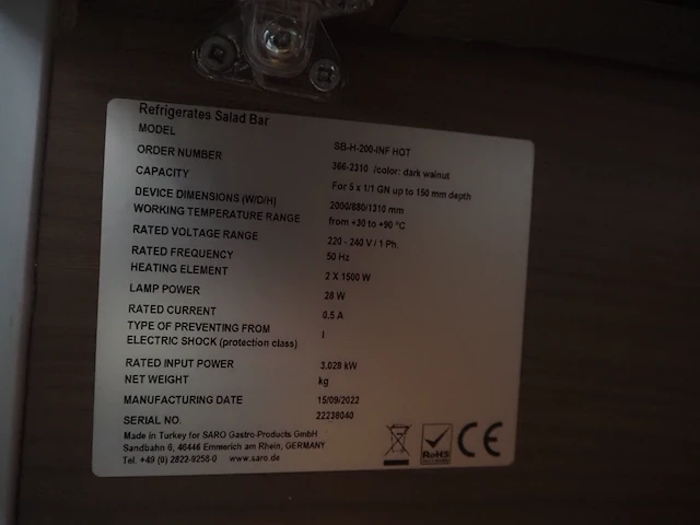Saro gastro-products gmbh - afbeelding 2 van  12