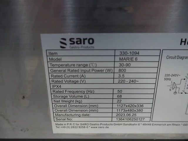 Saro gastro-products gmbh - afbeelding 5 van  5