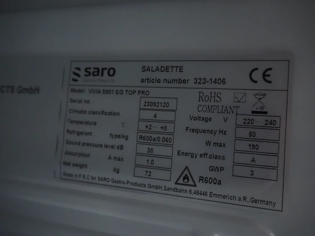 Saro gastro-products gmbh - afbeelding 7 van  8