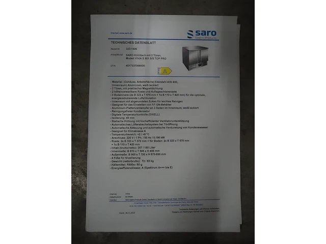 Saro gastro-products gmbh - afbeelding 8 van  8