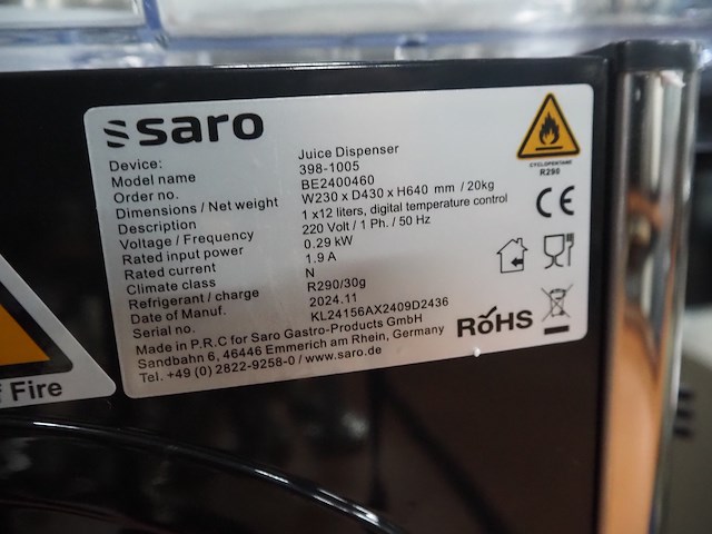 Saro gastro-products gmbh - afbeelding 10 van  10