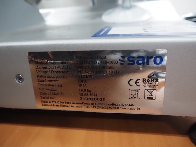 Saro gastro-products gmbh - afbeelding 8 van  8
