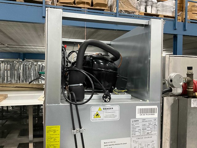 Saro gn 350 tn rvs smalle koelkast - afbeelding 7 van  8