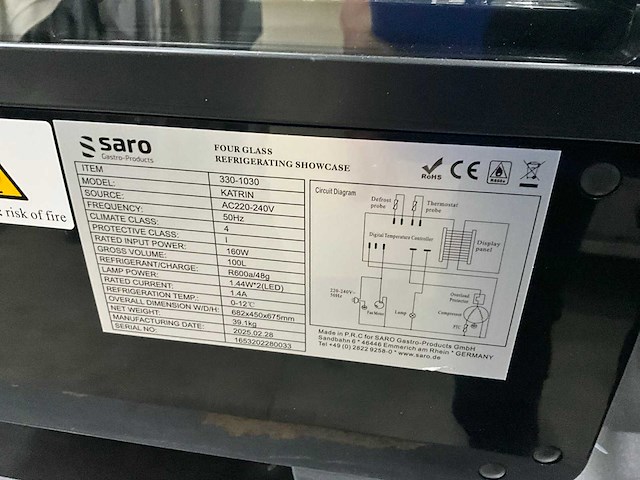 Saro katrin koelvitrine - afbeelding 6 van  7