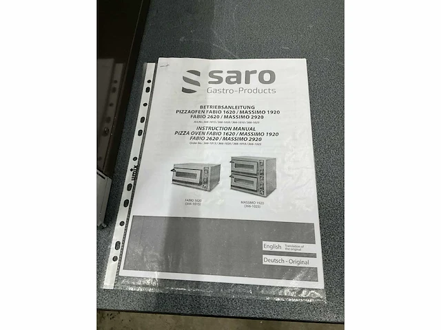Saro pb-t-1620 pizzaoven - afbeelding 7 van  8