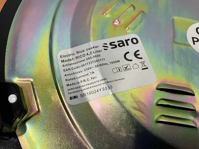 Saro rico elektrische rijstkoker - afbeelding 7 van  7