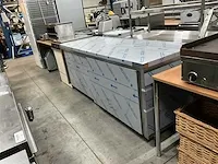Saro rvs werktafel met onderkast - afbeelding 1 van  7