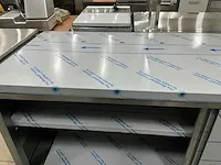 Saro rvs werktafel met onderkast - afbeelding 6 van  7