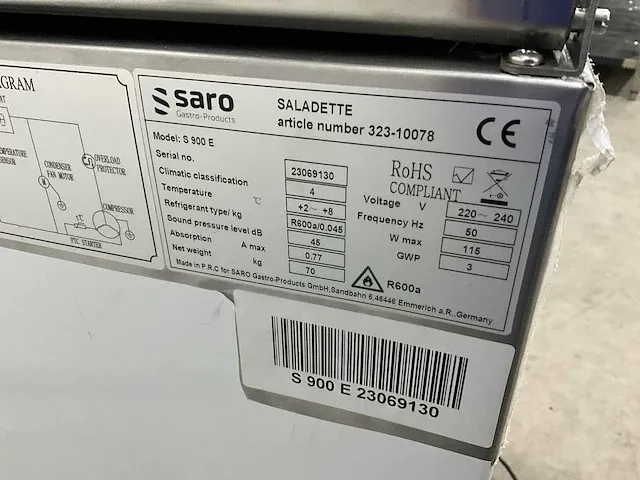 Saro s 900 e saladette - afbeelding 8 van  8