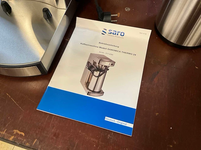 Saro sarmonica thermo 24 koffiemachine - afbeelding 2 van  12