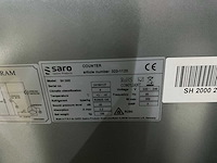 Saro sh2000 pizzawerkbank met ingebouwde saladiere - afbeelding 2 van  10