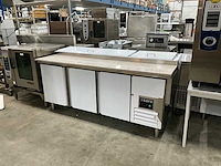 Saro sh2000 pizzawerkbank met ingebouwde saladiere - afbeelding 1 van  10