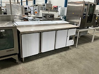 Saro sh2000 pizzawerkbank met ingebouwde saladiere - afbeelding 3 van  10