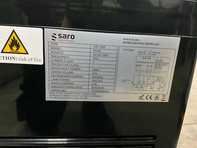 Saro sven gebaksvitrine - afbeelding 6 van  6