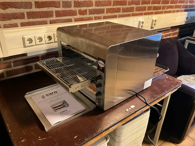 Saro ts-7000 pizza doorloop oven - afbeelding 1 van  10