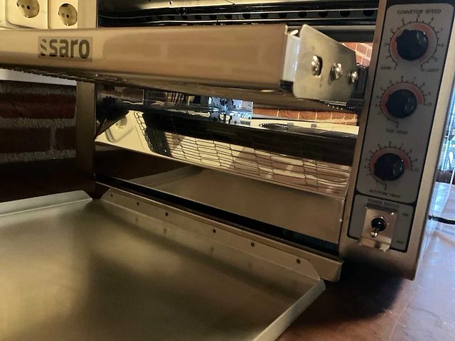 Saro ts-7000 pizza doorloop oven - afbeelding 9 van  10