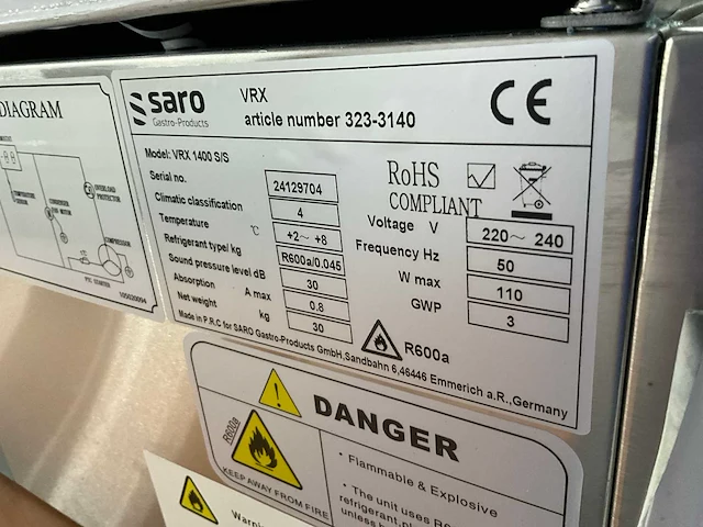 Saro vrx 1400 s/s saladiere - afbeelding 9 van  9