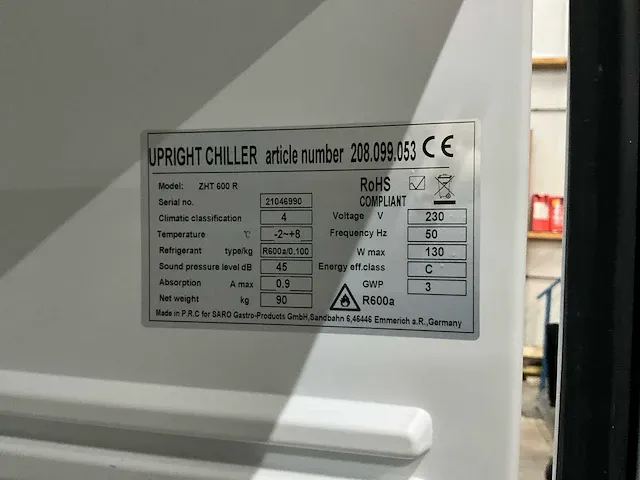 Saro zht 600 r koelkast - afbeelding 5 van  5