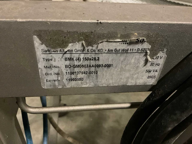 Sartorius bmk(4) 150x25,2 metaaldetector - afbeelding 7 van  7