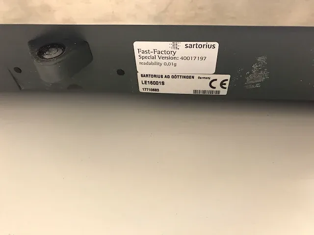 Sartorius le16001s weegschaal - afbeelding 3 van  4