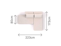 Sasa - modulaire slaapbank - lounge bank - bed - afbeelding 6 van  9