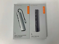 Satechi - usb-c pro hub + usb-c slim multiport with ethernet (2x) - afbeelding 1 van  2