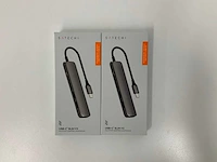 Satechi - usb-c slim v2 multiport adapter (2x) - afbeelding 1 van  2