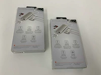 Satechi 8-in-1 usb-c hub multiport adapter v2, hdmi 4k, 115w pd opladen, 3 usb-a, ethernet, micro/sd-kaartlezers, zilver (x2) - afbeelding 2 van  2