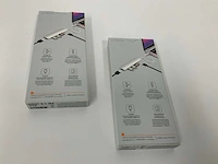 Satechi hub usb c 6 in 1 slim classic, multiport adapter met 4k hdmi, 60w pd opladen, 2 usb-a poorten, microsd/sd kaartlezers, zilver (2x) - afbeelding 2 van  2