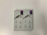 Satechi hub usb c 6 in 1 slim classic, multiport adapter met 4k hdmi, 60w pd opladen, 2 usb-a poorten, microsd/sd kaartlezers spacegrijs (2x) - afbeelding 2 van  2