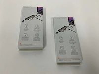 Satechi hub usb c 6 in 1 slim classic, multiport adapter met 4k hdmi, 60w pd opladen, 2 usb-a poorten, microsd/sd kaartlezers spacegrijs (2x) - afbeelding 2 van  2