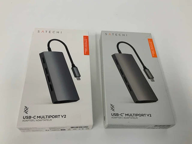 Satechi usb-c multiport v2 adapter (2x) - afbeelding 1 van  2