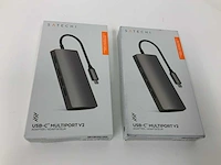 Satechi usb-c multiport v2 adapter (2x) - afbeelding 1 van  2