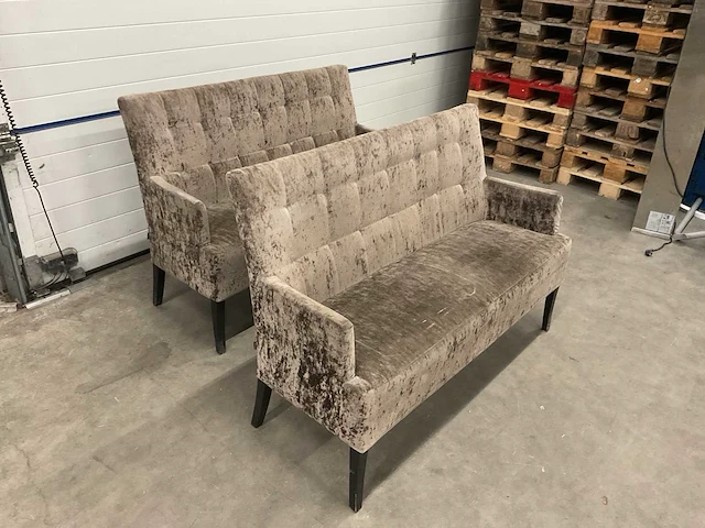 Sateliet restaurantbank (2x) - afbeelding 2 van  3