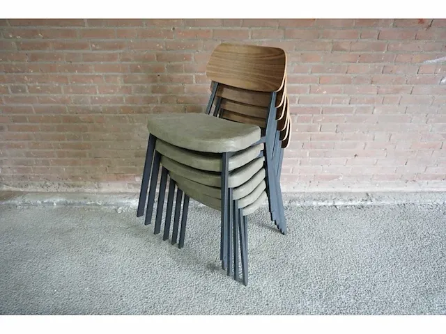 Satelliet - jody plywood sc - restaurantstoel (6x) - afbeelding 6 van  6