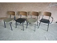 Satelliet - jody plywood sc/ac - restaurantstoel (4x) - afbeelding 1 van  5