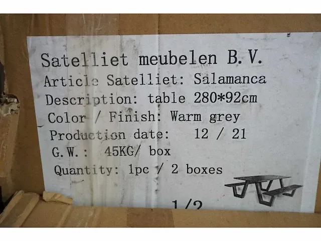 Satelliet - salamanca t - picknicktafel (outdoor) - afbeelding 3 van  4