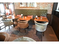 Satelliet complete restaurantset met treinbank